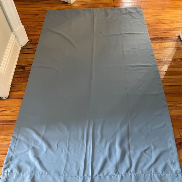 Light Blue Black Out Drapes - Picture 4 of 4
